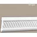 Wandlijst 151324 Profhome Lijstwerk Sierlijst neo-empire stijl wit 2 m