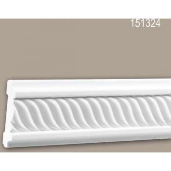 Wandlijst 151324 Profhome Lijstwerk Sierlijst neo-empire stijl wit 2 m
