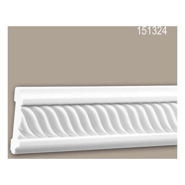 Wandlijst 151324 Profhome Lijstwerk Sierlijst neo-empire stijl wit 2 m Wandlijst 151324 Profhome Lijstwerk Sierlijst neo-empire stijl wit 2 m