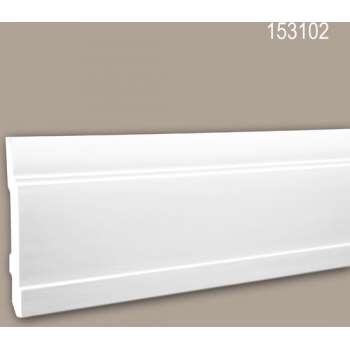 Plint 153102 Profhome Lijstwerk Sierlijst neo-classicisme stijl wit 2 m