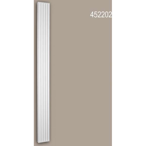 Pilaster schacht Profhome 452202 Gevelelement Pilaster Wandpijler Exterieur lijstwerk Ionische stijl wit Pilaster schacht Profhome 452202 Gevelelement Pilaster Wandpijler Exterieur lijstwerk Ionische stijl wit