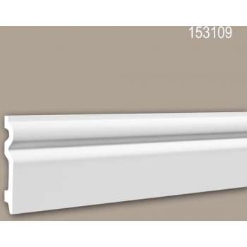 Plint 153109 Profhome Lijstwerk Sierlijst tijdeloos klassieke stijl wit 2 m