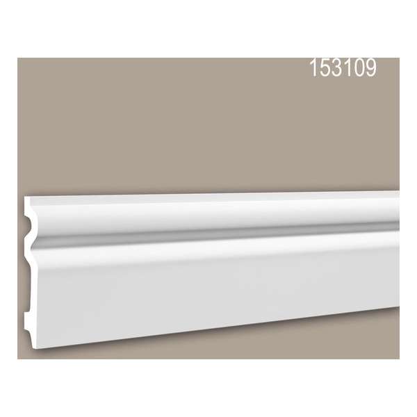 Plint 153109 Profhome Lijstwerk Sierlijst tijdeloos klassieke stijl wit 2 m Plint 153109 Profhome Lijstwerk Sierlijst tijdeloos klassieke stijl wit 2 m