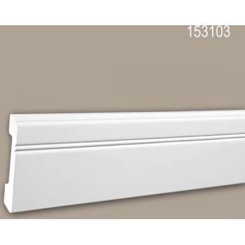 Plint 153103 Profhome Lijstwerk Sierlijst neo-classicisme stijl wit 2 m