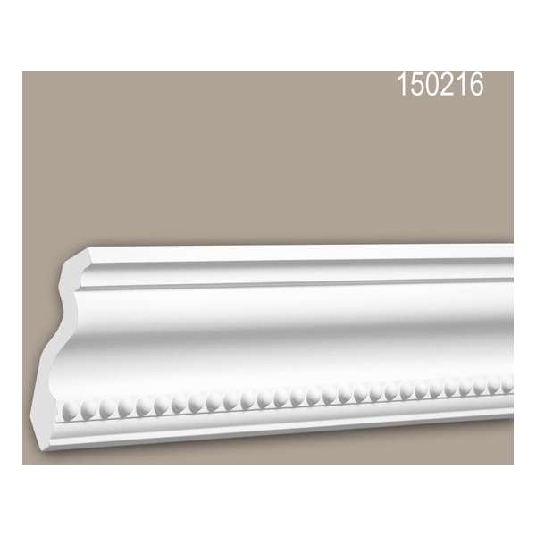 Kroonlijst 150216 Profhome Sierlijst Indirecte verlichting Lijstwerk neo-classicisme stijl wit 2 m Kroonlijst 150216 Profhome Sierlijst Indirecte verlichting Lijstwerk neo-classicisme stijl wit 2 m
