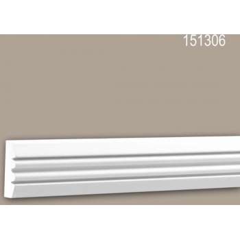 Wandlijst 151306 Profhome Lijstwerk Sierlijst neo-classicisme stijl wit 2 m