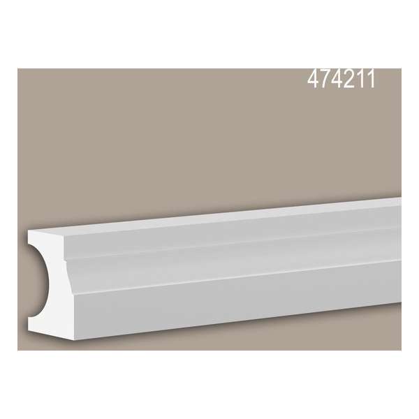 Half balustradegrondstuk Profhome 474211 Exterieur lijstwerk Balustrade Gevelelement neo-classicisme stijl wit 3 m Half balustradegrondstuk Profhome 474211 Exterieur lijstwerk Balustrade Gevelelement neo-classicisme stijl wit 3 m