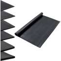 Vloermat anti-slip 3 mm 1,2x2 m rubber glad