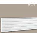 Wandlijst 151316 Profhome Lijstwerk Sierlijst modern design wit 2 m