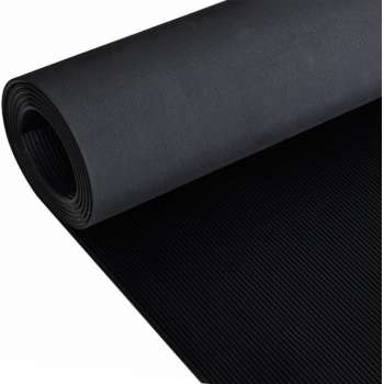 Vloermat anti-slip 3 mm 1,5x2 m rubber fijne ribbel