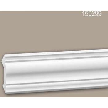 Kroonlijst 150299 Profhome Sierlijst Lijstwerk neo-classicisme stijl wit 2 m