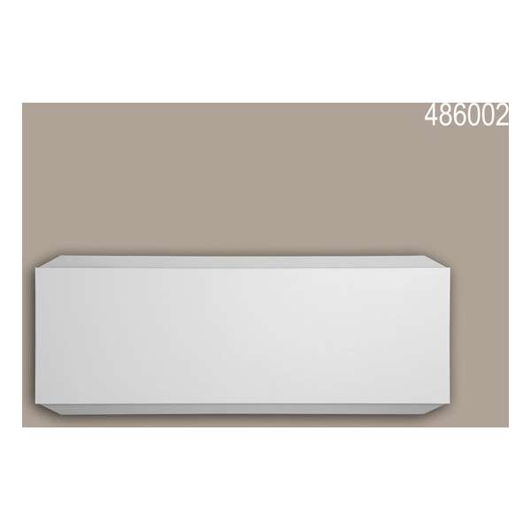 Bossage Profhome 486002 Gevelelement Sierelement Exterieur lijstwerk modern design wit Bossage Profhome 486002 Gevelelement Sierelement Exterieur lijstwerk modern design wit