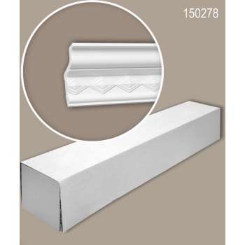 Profhome 150278 1 doos 12 stukken Kroonlijst 24 m
