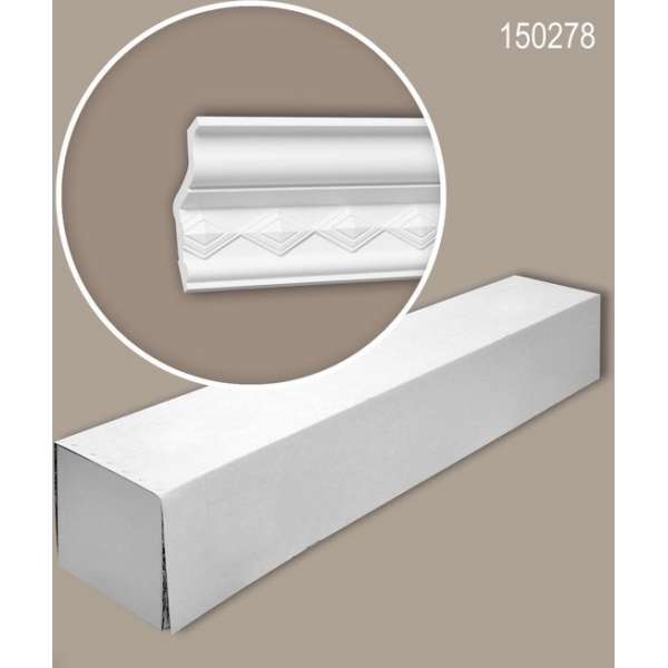 Profhome 150278 1 doos 12 stukken Kroonlijst 24 m Profhome 150278 1 doos 12 stukken Kroonlijst 24 m