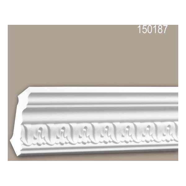 Kroonlijst 150187 Profhome Sierlijst Lijstwerk tijdeloos klassieke stijl wit 2 m Kroonlijst 150187 Profhome Sierlijst Lijstwerk tijdeloos klassieke stijl wit 2 m
