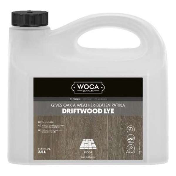 Woca Driftwood Lye Grijs - 2,5 liter Woca Driftwood Lye Grijs - 2,5 liter
