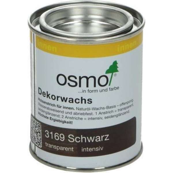 OSMO Decorwas Creativ 3169 zwart 0,125L OSMO Decorwas Creativ 3169 zwart 0,125L