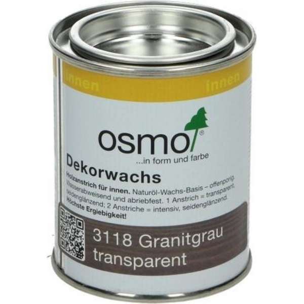 OSMO Decorwas TR3118 Granietgrijs 0,125L OSMO Decorwas TR3118 Granietgrijs 0,125L