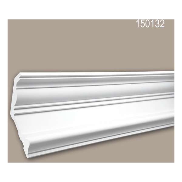 Kroonlijst 150132 Profhome Sierlijst Lijstwerk neo-classicisme stijl wit 2 m Kroonlijst 150132 Profhome Sierlijst Lijstwerk neo-classicisme stijl wit 2 m