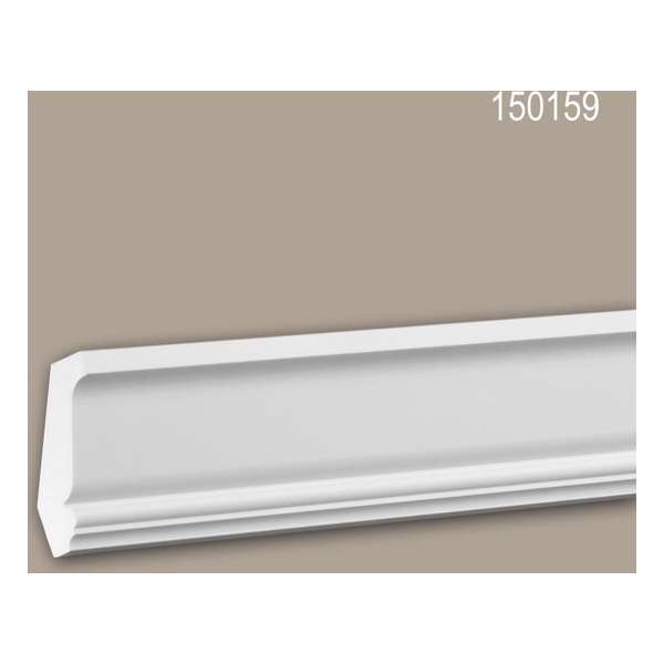 Kroonlijst 150159 Profhome Sierlijst Lijstwerk neo-classicisme stijl wit 2 m Kroonlijst 150159 Profhome Sierlijst Lijstwerk neo-classicisme stijl wit 2 m