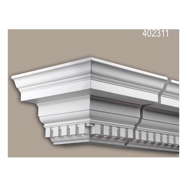 Buitenhoek Profhome 402311 Exterieur lijstwerk Hoeken voor Wandlijsten Gevelelement tijdeloos klassieke stijl wit Buitenhoek Profhome 402311 Exterieur lijstwerk Hoeken voor Wandlijsten Gevelelement tijdeloos klassieke stijl wit