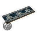 Listello Florence blue 8,0x25,0 cm -  Blauw Prijs per 1 stuk.