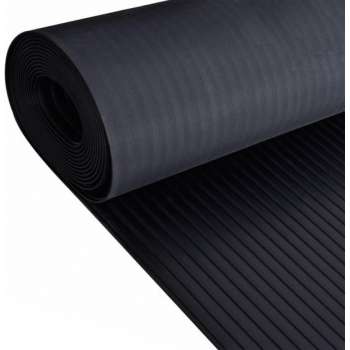 Vloermat anti-slip 3 mm 1,5x4 m rubber brede ribbel