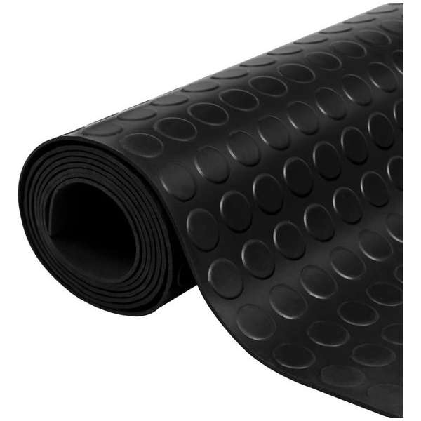 vidaXL Rubberen anti-slip vloermat 5x1m stippen vidaXL Rubberen anti-slip vloermat 5x1m stippen