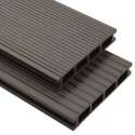 Terrasplanken HKC met accessoires 15 m² 4 m donkerbruin