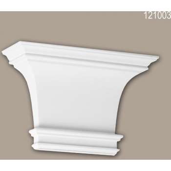 Pilaster kapiteel 121003 Profhome Sierelement Dorische stijl wit