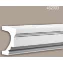 Raamrichel Profhome 482003 Exterieur lijstwerk Gevelelement Sierelement neo-classicisme stijl wit 2 m