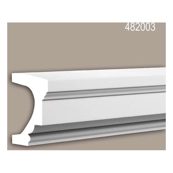 Raamrichel Profhome 482003 Exterieur lijstwerk Gevelelement Sierelement neo-classicisme stijl wit 2 m Raamrichel Profhome 482003 Exterieur lijstwerk Gevelelement Sierelement neo-classicisme stijl wit 2 m