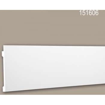 Wandlijst 151606 Profhome Lijstwerk Indirecte verlichting Sierlijst modern design wit 2 m
