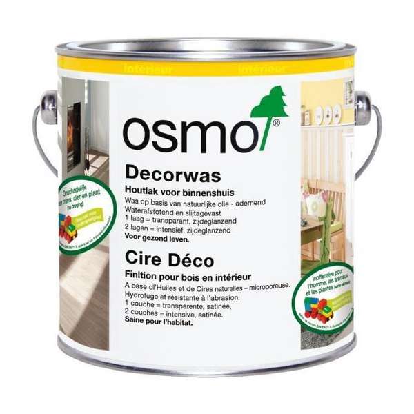 Osmo Decorwas 3111 Wit - 2,5 liter Osmo Decorwas 3111 Wit - 2,5 liter