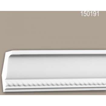 Kroonlijst 150191 Profhome Sierlijst Lijstwerk neo-empire stijl wit 2 m