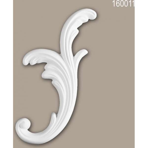 Decorative element 160011 Profhome rococo barok stijl wit Decorative element 160011 Profhome rococo barok stijl wit
