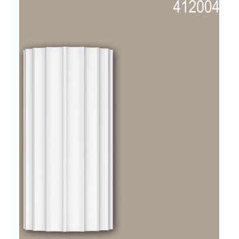 Volle zuilen segment Profhome 412004 Gevellijst Zuil Gevelelement Ionische stijl wit