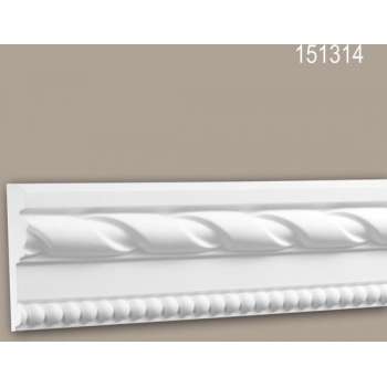 Wandlijst 151314 Profhome Lijstwerk Sierlijst neo-classicisme stijl wit 2 m