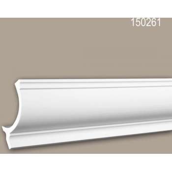 Kroonlijst 150261 Profhome Sierlijst Indirecte verlichting Lijstwerk neo-classicisme stijl wit 2 m