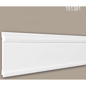 Wandlijst 151381 Profhome Lijstwerk Sierlijst Frieslijst neo-classicisme stijl wit 2 m