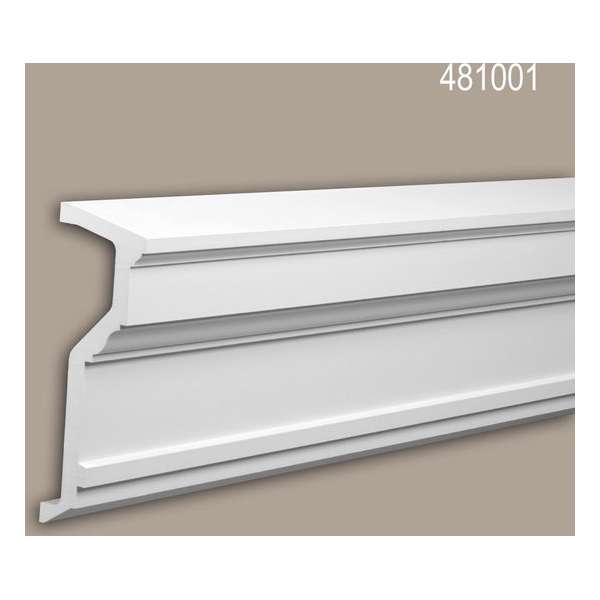 Kroonlijst Profhome 481001 Gevel profiel Sierlijst Lijstwerk neo-classicisme stijl wit 2 m Kroonlijst Profhome 481001 Gevel profiel Sierlijst Lijstwerk neo-classicisme stijl wit 2 m