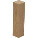 Hoek/eindstuk folie 4st. eiken select