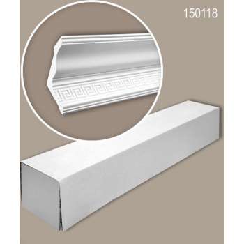 Profhome 150118 1 doos 6 stukken Kroonlijst 12 m