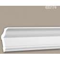 Kroonlijst 650174 Profhome Lijstwerk Sierlijst neo-classicisme stijl wit 2 m