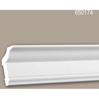 Kroonlijst 650174 Profhome Lijstwerk Sierlijst neo-classicisme stijl wit 2 m