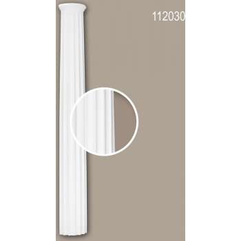 Volle zuilen schacht 112030 Profhome Zuil Sierelement neo-classicisme stijl wit