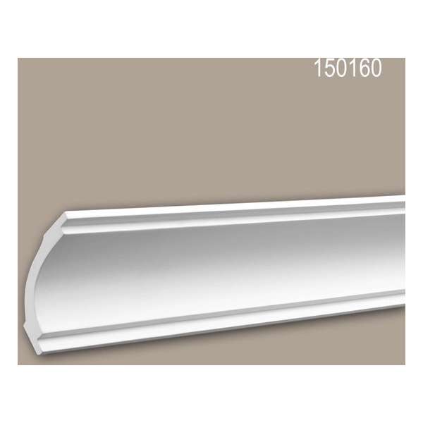 Kroonlijst 150160 Profhome Sierlijst Lijstwerk neo-classicisme stijl wit 2 m Kroonlijst 150160 Profhome Sierlijst Lijstwerk neo-classicisme stijl wit 2 m