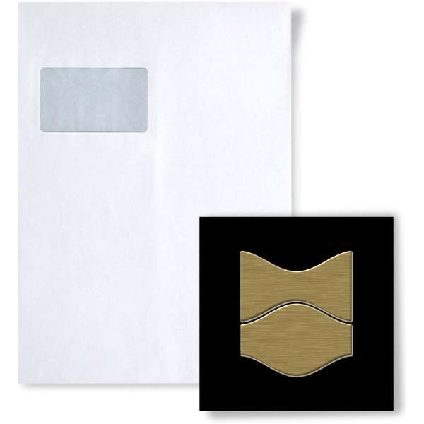 Mozaïek STAAL S-Kismet & Karma-Ti-GB Collectie Kismet & Karma titaan Gold geborsteld Mozaïek STAAL S-Kismet & Karma-Ti-GB Collectie Kismet & Karma titaan Gold geborsteld