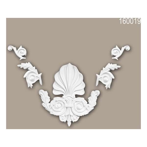 Decorative element 160019 Profhome neo-renaissance stijl wit Decorative element 160019 Profhome neo-renaissance stijl wit