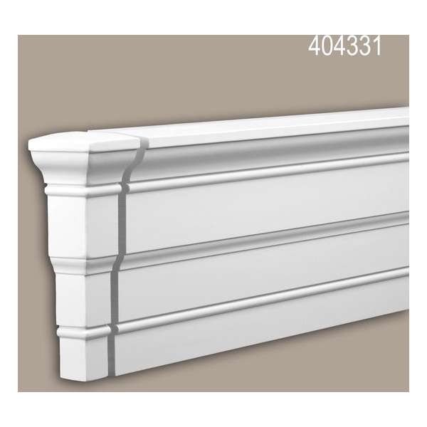 Eindelement Profhome 404331 Exterieur lijstwerk Sierelement Gevelelement neo-classicisme stijl wit Eindelement Profhome 404331 Exterieur lijstwerk Sierelement Gevelelement neo-classicisme stijl wit